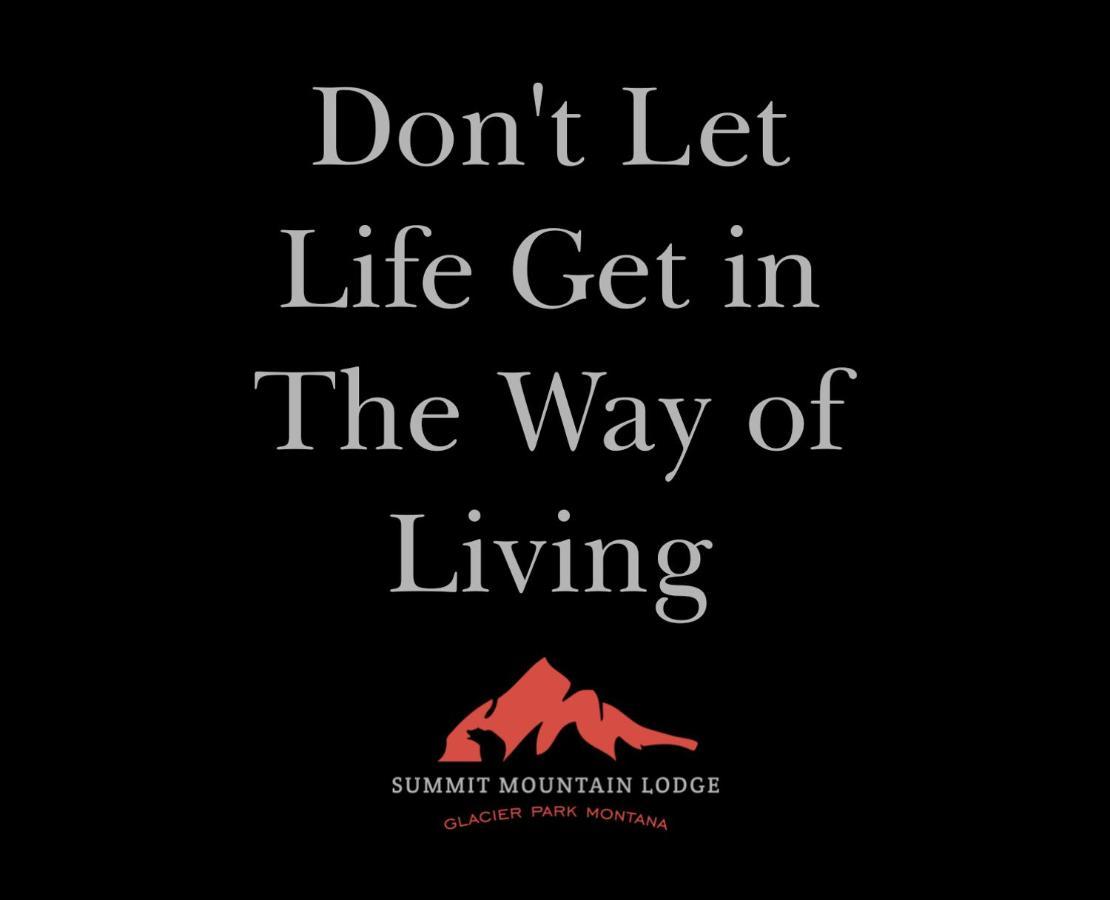 Summit Mountain Lodge And Steakhouse East Glacier Park Village Esterno foto